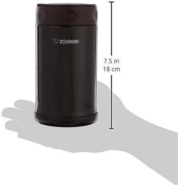 Zojirushi Stainless Steel Food Jar, 25-Ounce, Dark Brown