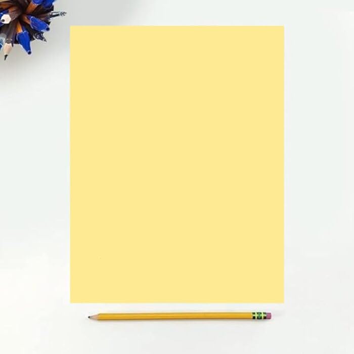 Colored Copy Paper, 20 LB (75 GSM) 8.5 X 11, 500 Sheets (Buff)
