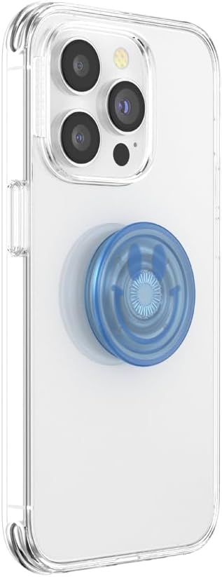 PopSockets Plant-Based Phone Grip with Expanding Kickstand, Adhesive Grip, Eco-Friendly - Happy Blues