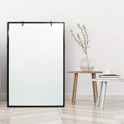 JILoffice Dry Erase Board, Magnetic White Board 36 X 24 Inch, Double Sided Whiteboard Easel, Black Aluminum Frame with Two Flipchart Hooks for Office Home and School