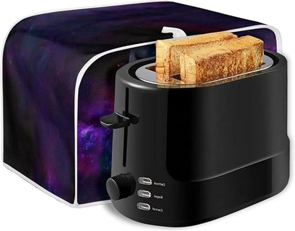 ZFRXIGN Galaxy Wolf Toaster Cover 2 Slice Toaster Bag Toaster Oven Cover Stain Resistant for Kitchen Small Appliance Covers Oven Dust Cover Case Protector Purple
