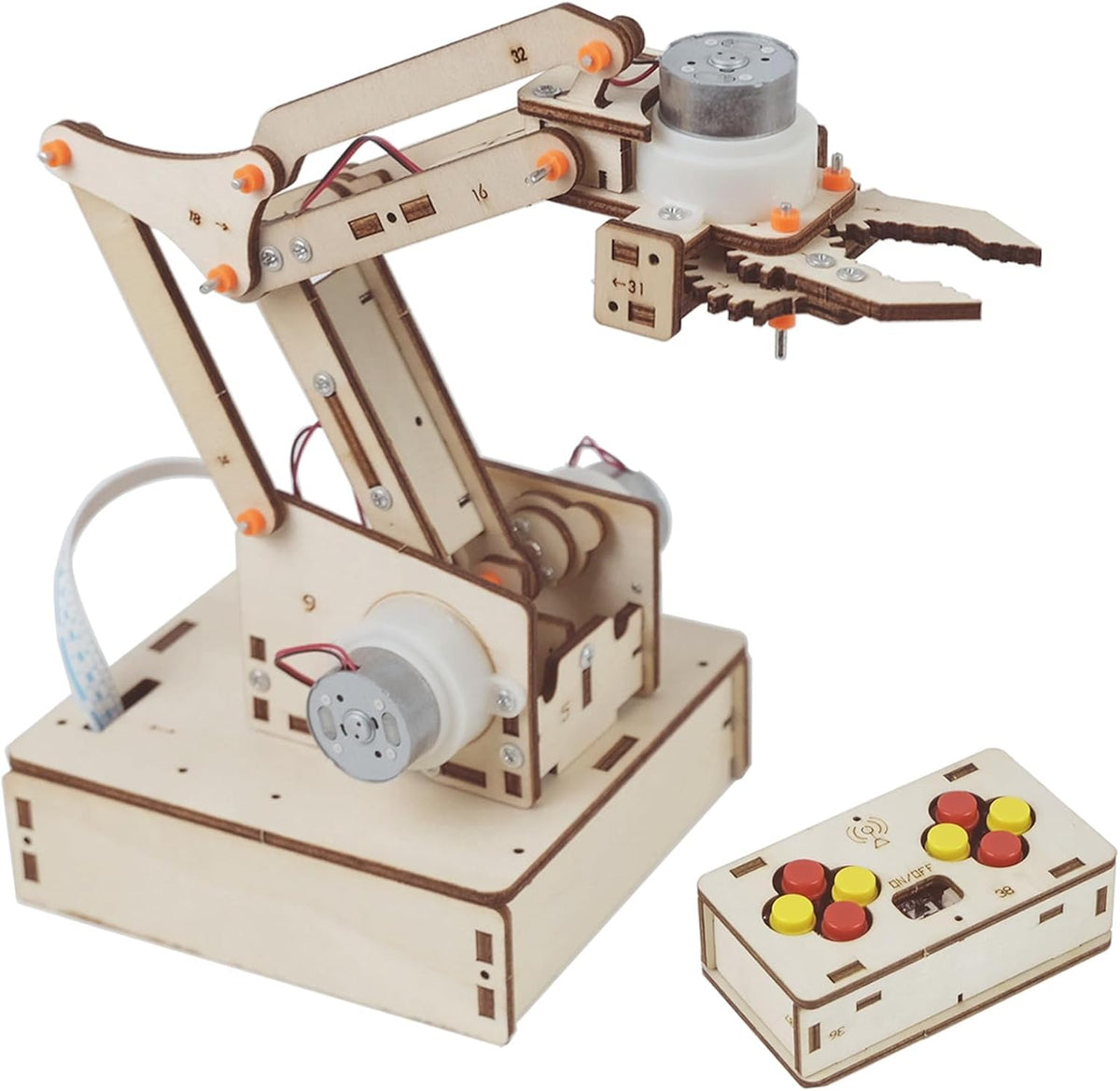 Robot Arm Kit for Kids Ages 8-12, 14-16 Teens Adults STEM Toys Building Engineering 9 10 11 13 14 15 16+ Year Old Boys Girls Gifts