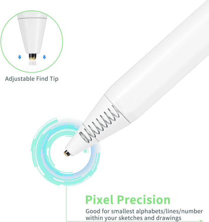 Chromebook Stylus Pen, Active Capacitive Digital Pencil Stylus for Chromebook Pen,Good for Sketching and Note-Taking Touch Screen Pen,White