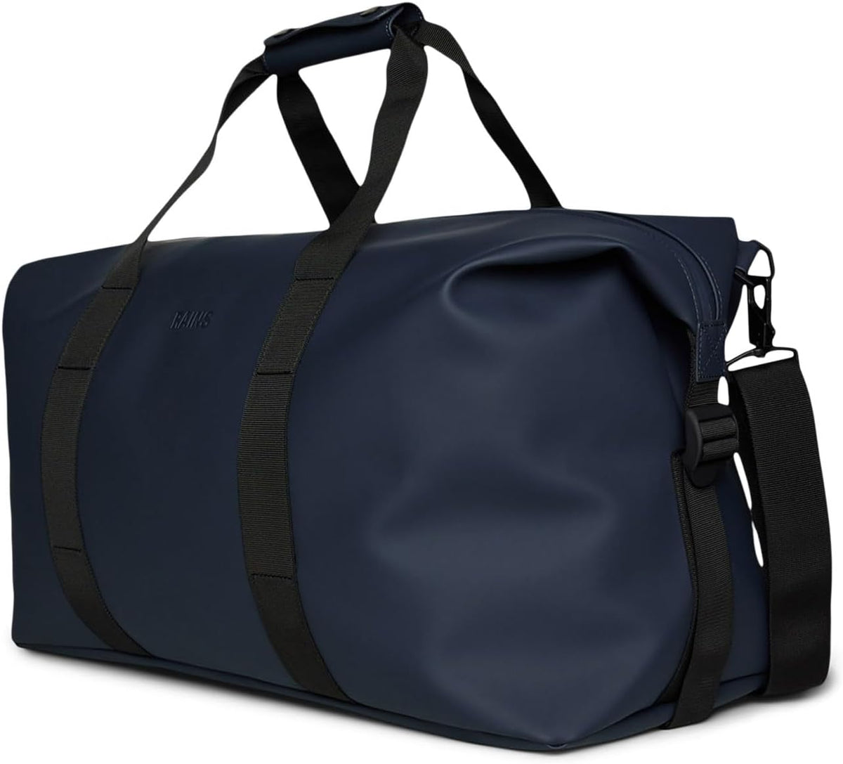 RAINS Regular Weekend Bag - Waterproof Travel Duffel for Men and Women - Duffle with Coated Zip, Adjustable Strap