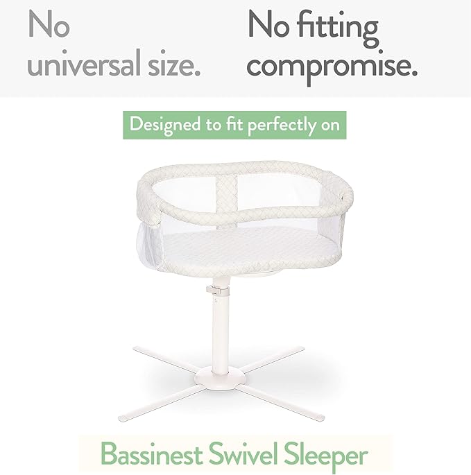 Bassinet Fitted Sheets for Halo Bassinest Swivel Sleeper Mattress – Snuggly Soft 100% Jersey Cotton – 2 Pack – Light + Dark Sage Green – 2 Pack