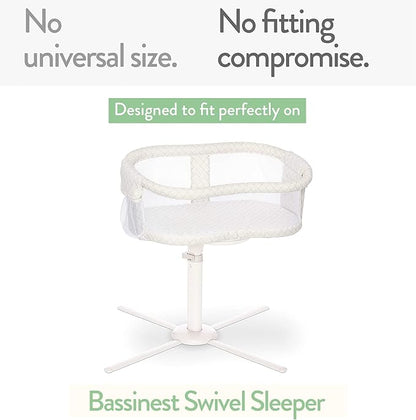 Bassinet Fitted Sheets for Halo Bassinest Swivel Sleeper Mattress – Snuggly Soft 100% Jersey Cotton – 2 Pack – Light + Dark Sage Green – 2 Pack