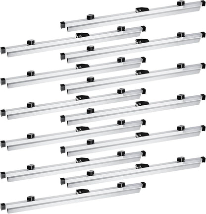 Estune Blueprint Hanging Clamps Binding Strips Storage for Construction Paper Poster Plans Drawings Arts (12, 24 Inches)