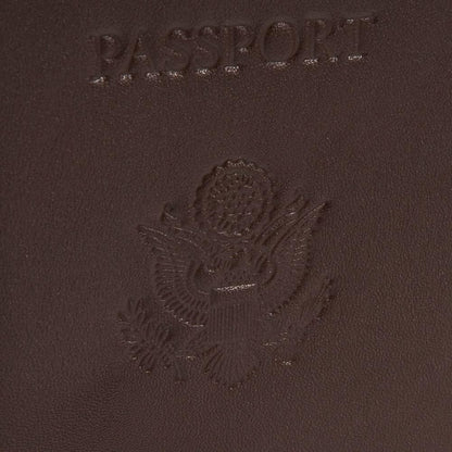 Royce Leather Passport Holder and Travel Document Organizer