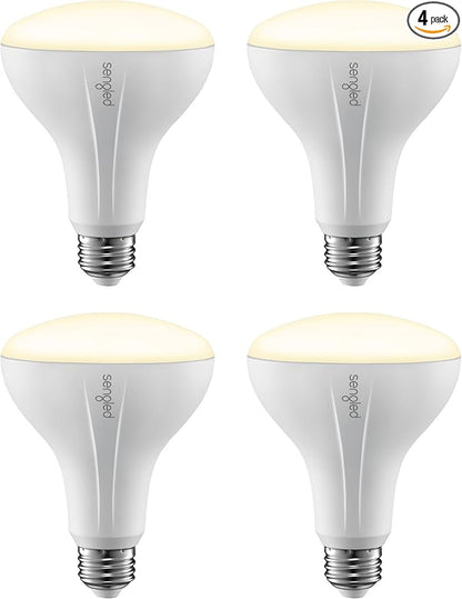 Sengled Smart Bulb, Zigbee Hub Required, Smart Light Bulb Works with Alexa, Google Home, SmartThings, Homekit and Siri, BR30 Dimmable Flood Light Bulb for Cans, Soft White 2700K, 650 LM, 9W, 4 Pack
