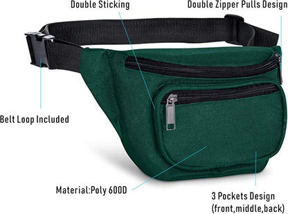 Fanny Pack, BuyAgain Quick Release Buckle Travel Sport Waist Fanny Pack Bag For Men Or Women