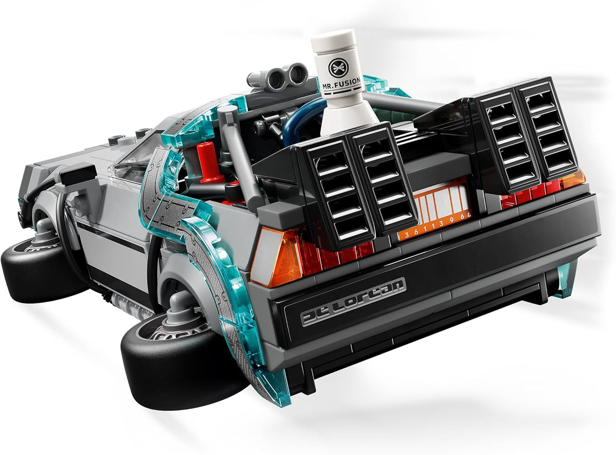 LEGO Speed Champions Time Machine Building Toy, 2 Minifigures, 2 Build Modes, Ages 9+