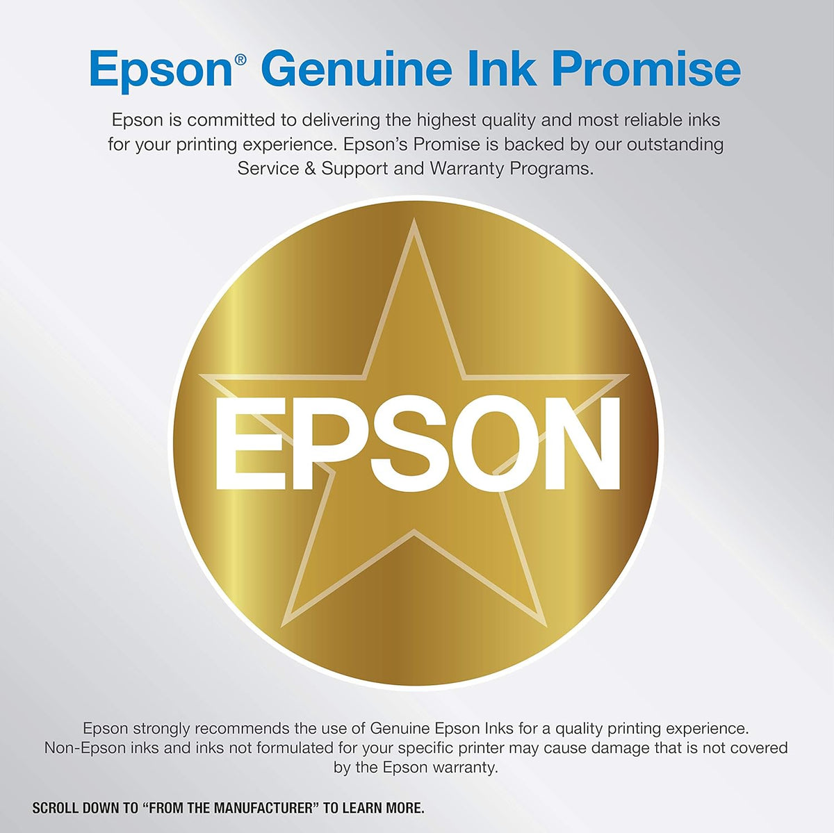 Epson EcoTank Pro ET-5800 Wireless Color All-in-One Supertank Printer with Scanner, Copier, Fax and Ethernet, White