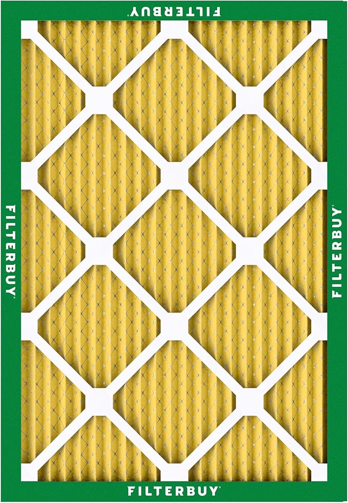 Filterbuy 20x23x1 Air Filter MERV 11 Superior Pet & Allergy Defense (1-Pack), Electrostatic Pleated HVAC AC Furnace Filters Replacement, Made in USA (Actual Size: 19.50 x 22.50 x 0.75)