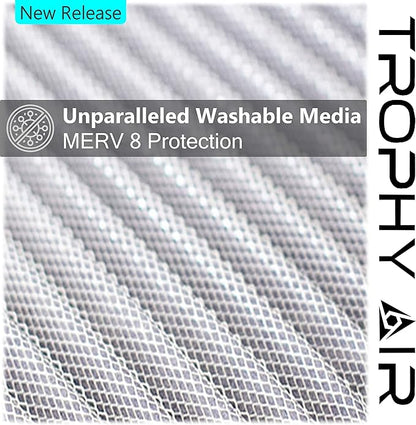 20x30x1 | Trophy Air | Merv 8 | Washable Furnace Filter | Lifetime HVAC & Furnace Air Filter | Washable Electrostatic | High Dust Holding Capacity | Premium Quality Aluminum