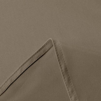 sancua Rectangle Tablecloth - 60 x 84 Inch - Stain and Wrinkle Resistant Washable Polyester Table Cloth, Decorative Fabric Table Cover for Dining Tables, Buffet Parties and Camping, Taupe